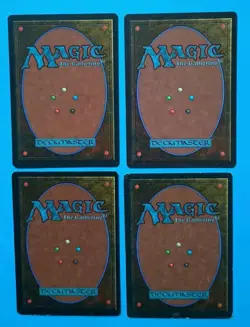 Magic the Gathering MTG Fourth Edition BRONZE TABLE X 4 2 LP/EX, 1 MP, 1 HP 1995 - Image 2