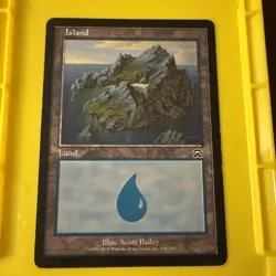 U MTG Island Mercadian Masques 336/350 Regular Land - Edge wear - Image 1