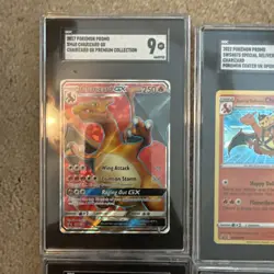 POKEMON BLACK STAR PROMOS #SWSH075 SPECIAL DELIVERY CHARIZARD SGC 9.5 Extras - Image 4