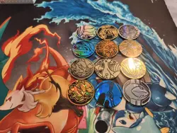 Lot of 12x Official Pokemon TCG Coins (No Duplicates) - Image 2