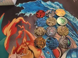 Lot of 12x Official Pokemon TCG Coins (No Duplicates) - Image 2