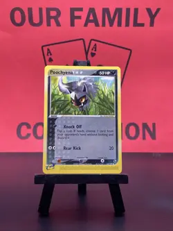 Poochyena 64/109 Ruby and Sapphire Pokemon TCG Regular Common 2003 NM - Image 1