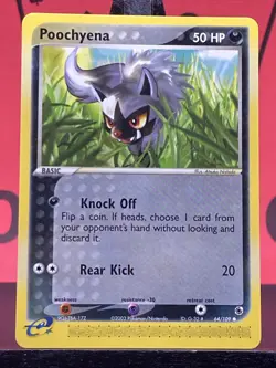 Poochyena 64/109 Ruby and Sapphire Pokemon TCG Regular Common 2003 NM - Image 3