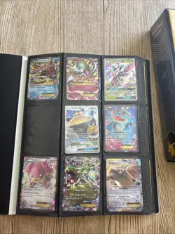 Pokemon Pikachu Binder Full of Cards, 1,200+ Cards + 2 Pikachu Binders Rare - Image 1