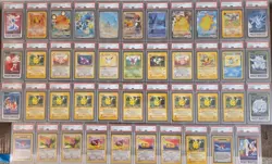 Lot of PSA Graded Pokemon 1st Edition Vintage Jungle Fossil Mint NM Full Art... - Image 1