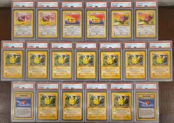 Lot of PSA Graded Pokemon 1st Edition Vintage Jungle Fossil Mint NM Full Art... - Image 2