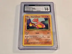 Pokemon 1999 CGC Gem Mint 10 Charmeleon - 24/102 Base Set - Image 1