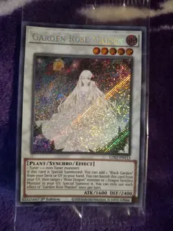 Garden Rose Maiden LDS2 Secret Sealed LP Yugioh - Image 1