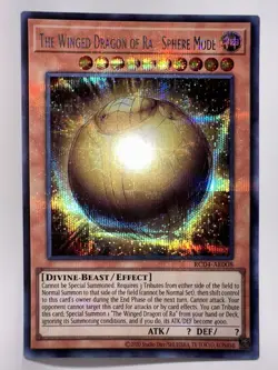 Yugioh The Winged Dragon of Ra Sphere Mode RC04-AE008 Secret Rare Asian English - Image 1