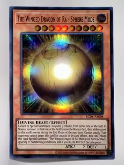 Yugioh The Winged Dragon of Ra - Sphere Mode RC04-AE008 Super Rare Asian English - Image 2