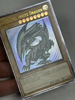 YUGIOH Blue-Eyes White Dragon OP28-EN001 Ultimate Rare NM MISPRINT FOIL SHIFT - Image 5