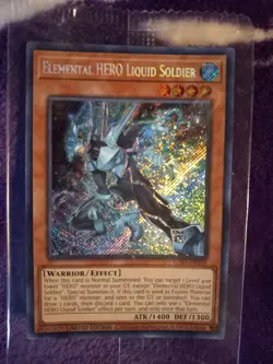 Elemental HERO Liquid Soldier LDS3 Secret Sealed Yugioh - Image 1