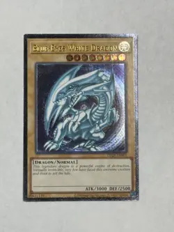 YUGIOH Blue-Eyes White Dragon OP28-EN001 Ultimate Rare NM #12 - Image 1