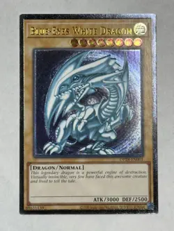 YUGIOH Blue-Eyes White Dragon OP28-EN001 Ultimate Rare NM #20 - Image 1