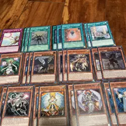 YUGIOH Lightsworn Deck Complete Solar Recharge Light Brigade Judgment Dragon - Image 3