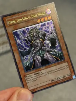 Yugioh Brron Mad King of Dark World Ultimate Rare EEN-EN022 2005 Euro VLP - Image 2