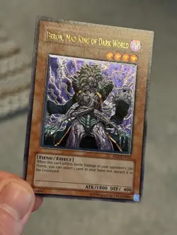 Yugioh Brron Mad King of Dark World Ultimate Rare EEN-EN022 2005 Euro VLP - Image 3