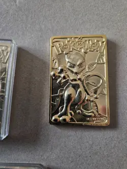 Pokemon 23K Gold Plated Trading Cards (3) 1999 Burger King Limited Edition - Image 3