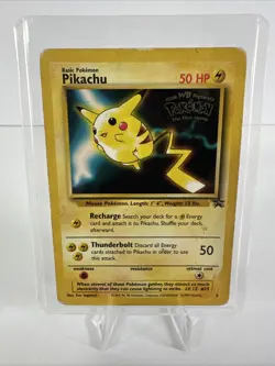 Pokémon Pikachu TCG - Pokemon First Movie Black Star Promo #4 Rare Vintage Card - Image 1