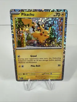 Pokemon Card Pikachu 6/15 Mcdonald's Promo 2023 Regular Holo TCG Rare - Image 1