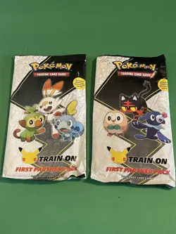 2 x Pokemon Card TCG 25th Anniversary GALAR First Partner Pack NEW SEALED 820650809613 - Image 1