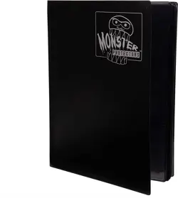 Monster Binder - 9 Pocket Trading Card Album - Matte Black - Holds 360 Cards - Image 1