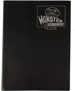 Monster Binder - 9 Pocket Trading Card Album - Matte Black - Holds 360 Cards - Image 2