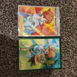 SWSH152 Professors Research Black Star Promo Card Full Art Holo Rare Pokemon TCG - Image 1