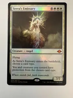 MTG English Serra's Emissary NM Foil Modern Horizons 2 - Image 1