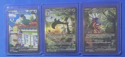 Pokemon TCG SIR 3 Card Lot NM Meowscarada Koraidon Squawkabilly - Image 1