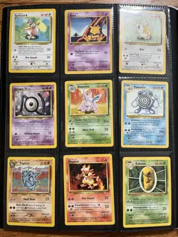 Pokemon Vintage Collection Binder WOTC Base set 15 Holos 69 Card Lot LP-HP - Image 5