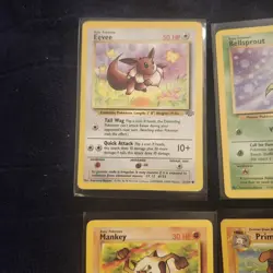 Pokemon Jungle 9 Card Lot Old 1999 WOTC TCG Vintage Non Holo - Image 2