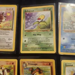 Pokemon Jungle 9 Card Lot Old 1999 WOTC TCG Vintage Non Holo - Image 3