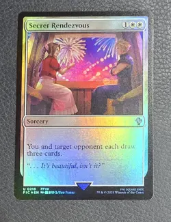 Secret Rendezvous (0218) Commander: Final Fantasy Foil MTG NM Magic Card - Image 1