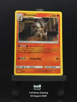 Arcanine 6/18 2019 Detective Pikachu Pokemon Card TCG Holo Promo Exclusive - NM - Image 1