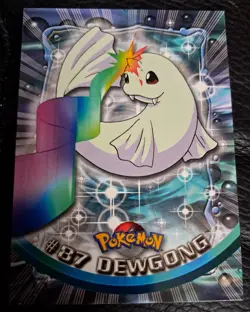 Dewgong Pokemon Card Topps #87 TV Animation Edition Series Blue Logo - Image 1