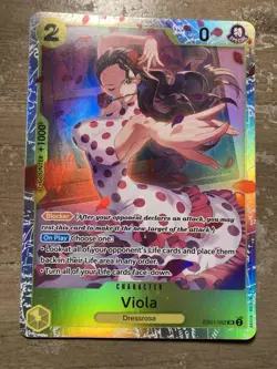 EB01-052 Viola English One Piece Card Game SR NM - Image 1