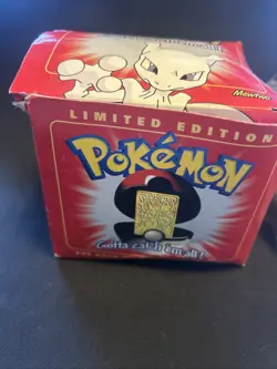 POKEMON TCG LIMITED EDITION 23K GOLD-PLATED TRADING CARD (#150 MEWTWO) SEALED! - Image 3
