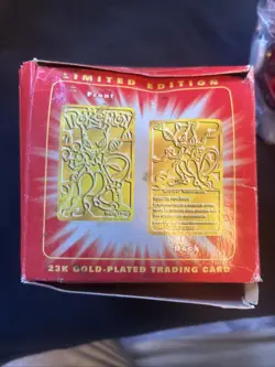 POKEMON TCG LIMITED EDITION 23K GOLD-PLATED TRADING CARD (#150 MEWTWO) SEALED! - Image 5