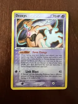 Deoxys 16/107 EX Deoxys Holo Rare Normal Form Vintage Pokemon TCG Card - Image 1