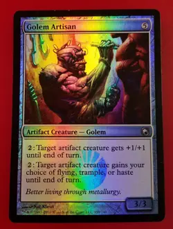 1x Golem Artisan | FOIL | Scars of Mirrodin | MTG Magic Cards - Image 1