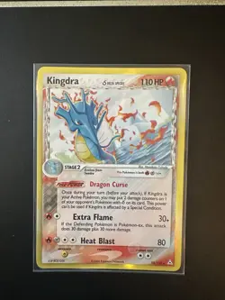 Kingdra (Delta Species) Rare Holo Pokemon Card - Holon Phantoms 10/110 NM - Image 1