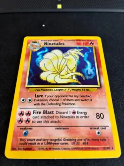 Ninetales - 012/102 Base Set Holo Wotc Pokemon Card - Lightly Played - Image 2