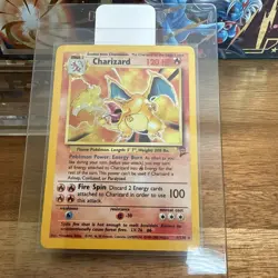 Pokemon TCG Charizard Base Set 2 Holo Unlimited Rare Card 4/130 - Image 1