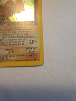 Pokemon Dark Dugtrio TCG 6/82 Rare Holo Card Vintage 1999 Wotc Unlimited - Image 3
