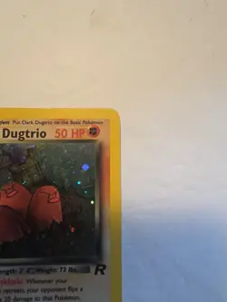 Pokemon Dark Dugtrio TCG 6/82 Rare Holo Card Vintage 1999 Wotc Unlimited - Image 4
