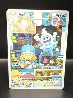 Pokemon TCG Vanillish Paradox Rift 190/182 Full Art Illustration Rare Card - Image 2