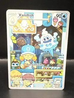 Pokemon TCG Vanillish Paradox Rift 190/182 Full Art Illustration Rare Card - Image 3