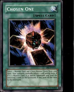 Yu-gi-oh! Card Chosen One Dark Beginning DB1-EN217 LP - Image 1