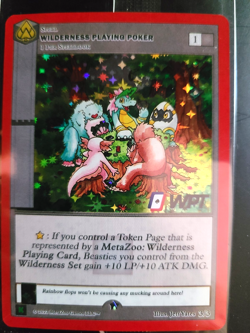 Kickstarter MetaZoo x WPT Holo Promos: Cryptid, Nightfall, Wilderness 3-Card Set - Image 4